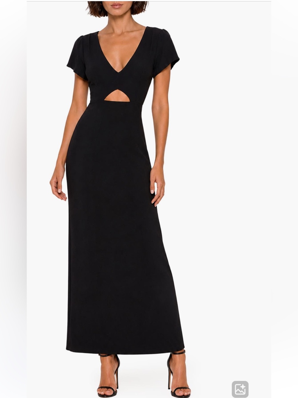BY DESIGN Anjelina Slinky Cutout Maxi Dress SZ-Med NWT